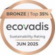 Auszeichnung ecovadis Nachhaltigkeit 2025 - AKQUINET