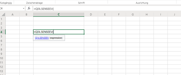 AnalyticsGate - Excel Functions - Qlik Sense EV