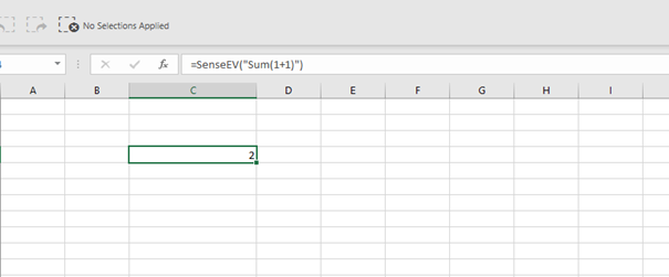 AnalyticsGate - Excel Functions - Qlik Sense EV
